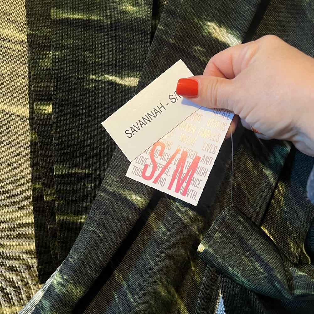 Lularoe Savannah wrap with belt